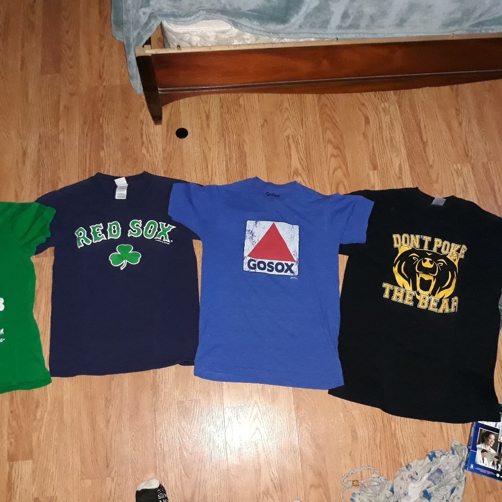 4 Boston sports tees